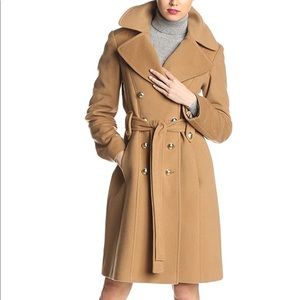 Anne Klein Women's Double-Breasted Wool-Blend Coat